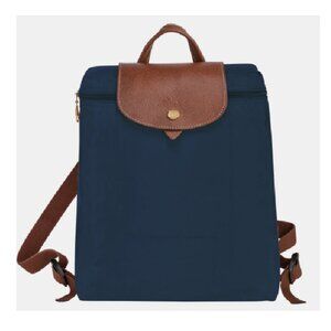Longchamp Navy Backpack EUC.